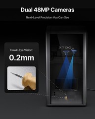 xTool F2 Ultra 60W MOPA & 40W Diode Dual Laser Engraver, Dual 48MP Cameras
