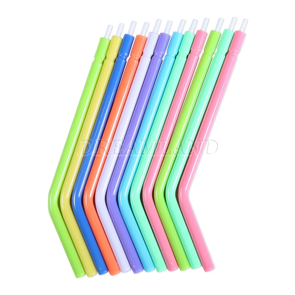 Dental 3-Way Air Water Syringe Disposable Spray Tips Triple Nozzles Tubes