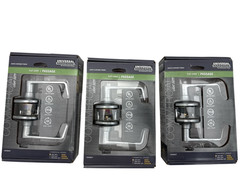 Universal Hardware Door Lever Commercial Passage Satin Chrome UH40047 Lot of 3
