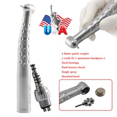 USA Dental High Speed Turbine Handpiece Standard w/ 4 Hole Quick Coupling GB4