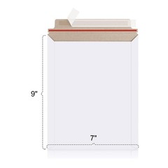 Rigid Photo Mailers 300gsm Cardboard Self Seal with Easy Open Tear Strip 100-400