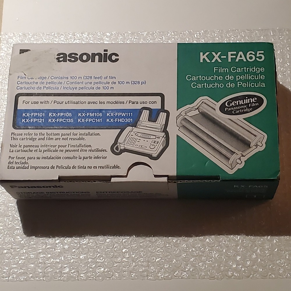 Panasonic KX-FA65 Film Cartridge 100M (328 feet) Fax Machine Film OEM – NEW