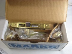 Marks USA Metro 91A/3-RH Polished Brass Entry Mortise Lockset
