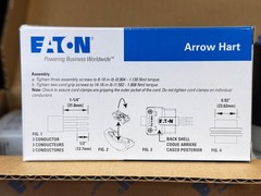 10pk – Eaton AHCL630P 30A 250V Blue Twist Lock Plug L6-30P Ultra Grip Industrial