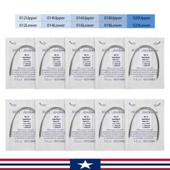 Dental Super Elastic Niti Round Arch Wires Arch Wire for Bracket Braces USA OR