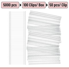 Tag Gun Fasteners 1 Inch Barbs 5000 Pcs White Clothing Labeling Bulk Pack