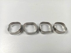 20set/80pcs Dental Orthodontic 1st Molar Bands Roth 022 Plain Molar Band 29-44+