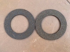 2 PCs PTO slip clutch Friction Discs for Terrain King rotary cutters (414)