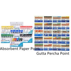 Dental Gutta Percha Point Taper 0.02 0.04 0.06/Root Canal Absorbent Paper Points
