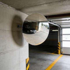 11.65 in Acrylic Convex Security Mirror, Wall Mount