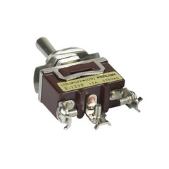 2x ON-OFF-ON 3-Pin Position Spring Return Momentary Metal Toggle Switch 15A 250V