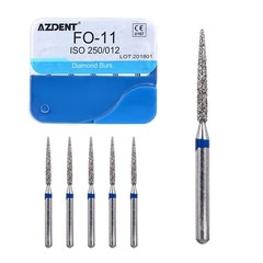 20Packs AZDENT Dental FG Diamond Burs For High Speed Handpiece Medium FG 1.6mm