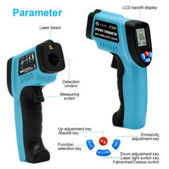 Industry Temperature Gun Digital No-contact Laser Infrared Thermometer IR Meter