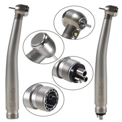 Dental Fiber Optic E-generator LED High Speed Handpiece Turbine 2/4H ASkeadnt ns