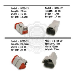 1650PCS Genuine Deutsch Connector Kit Stamped Contacts For 14,16,18,20 GA.WIRE