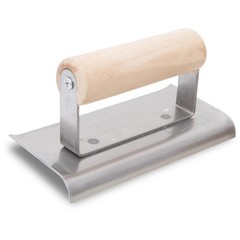 MARSHALLTOWN QLT Curved Concrete Edger, 6 x 2 3/4 Blade, 3/8 Radius, 1/2 Lip, 92