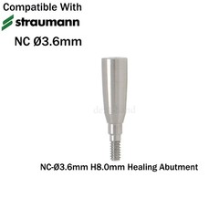 Dental NC Healing Caps Abutment Ø3.6/4.8mm Cover Screw Fits ITI Straumann BL/BLT