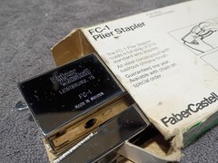 NEW Vintage Faber-Castell FC-1 Handheld Heavy Duty Stapler Made in Sweden EUC