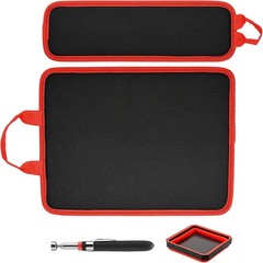2 Magnetic Tool Mats & 1 Magnetic Parts Trays & 15 lb Telescoping Pickup Pen A++