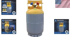 HP295 Steel 30 lb Refrigerant Cylinder – FL-M Connections=