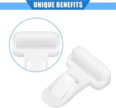 20 Pcs Durable Nylon White Front Rear Fender Bumper Spoiler Retainer Clips