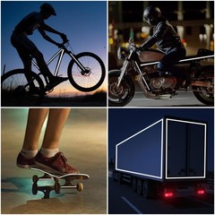 Reflective Tape 2 Inch x 33 FT Waterproof Auto Adhesive for Bike, Trailer,