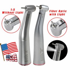 Dental 1:1 1:5 LED Fiber Optic Push Contra Angle Increasing Handpiece NSK types