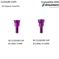 Dental Healing Abutment Caps Screw RC Fits ITI Straumann Ø4.5/5/6.0/6.5