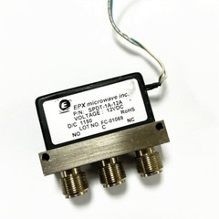 EPX SPDT-1A-12A SPDT RF microwave coaxial switch 0.5dB 60dB 12.4GHz 12V 80W