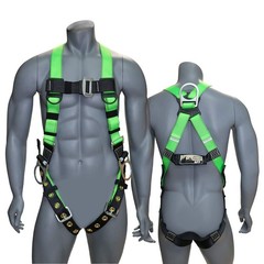 AFP Universal Full-Body Fall Protection Safety Harness w/ 3 1 Pack,