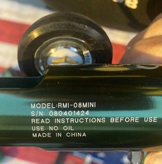 Lot of 4 Roscoe Medical RMI-08MINI Oxygen Tank Regulator, 0-8 LPM, CGA-870