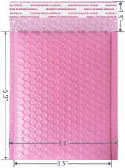 Bubble Mailers 3.5X5.9 Inch 50 Pack Small Padded Envelopes Poly Thicken Padded S