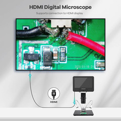 Andonstar 7″ LCD(HDMI)-AD246S-M, Digital Microscope-7″ (HDMI) 3 Lens AD246S-M