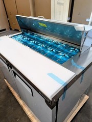 Oliver 48” Commercial Salad & Sandwich Prep Refrigerator Cooler Table SP12