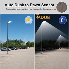 320Watts LED Parking Lot Light Dusk to Dawn Outdoor Shoebox Street Pole Fixtures