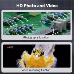 1Pc 500X Handheld Digital Microscope 2 MP Portable Microscope Camera 1920*1080P