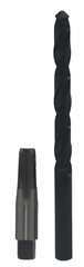 Drill America 1/8″ Carbon Steel Npt Pipe Tap and R High Speed Steel Drill Bit Se