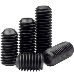 #8-32 – Cup Point Socket Set Screws Coarse SAE Alloy Steel w Thermal Black Oxide