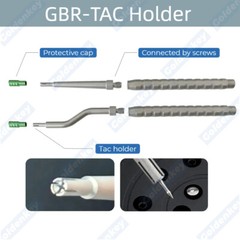 Dental Bone Tack Titanium Pins Membrane Fixation Stabilization Pin Handle GBR