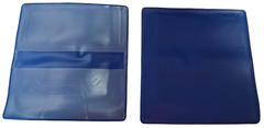 Royal Blue Vinyl Checkbook Cover Standard Top Stub 6- 1/4″ x 3-3/8″ New