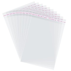 Morepack Self Sealing Cellophane Bags,6×9 Inches 200 Pcs Clear 6″x9″, 6″x9″