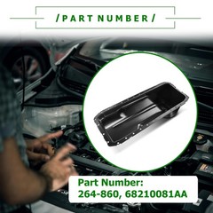 Engine Oil Pan Assembly for RAM 2500 3500 4500 5500 2013-2024 Steel 68210081AA