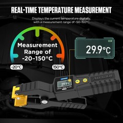 HVAC Thermometer Heating Cooling System Pipe Temperature Clamp Probe -58°F-500°C