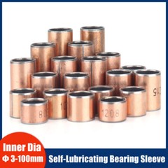 Self-Lubricating Sleeve Plain Bearing Oilless Bushing Metric ID 3mm-60mm