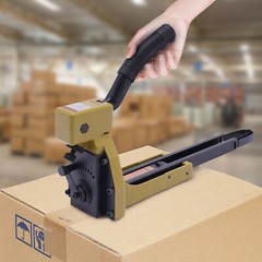 Carton Stapler w/100 Staples for Sealed Boxes, Cartons, Corrugated Cardboard