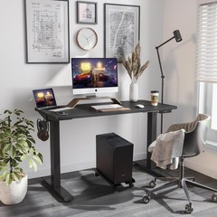 Hovadova Mobile PC Stand, Adjustable 16.9″L x 7.87″-10.11″W x 2.36″H, Black