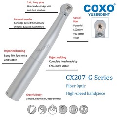 COXO Dental Fiber Optic High Speed Handpiece Air Turbine LED Coupling 6Hole