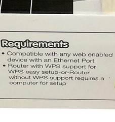 IOGEAR GWU627 Universal Wi-Fi N Wi-FiN Network Ethernet Switch Adapter TV PC