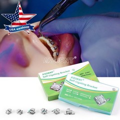 Dental Orthodontic Self-Ligating Bracket Braces Mini MBT.022 Spherical Hooks