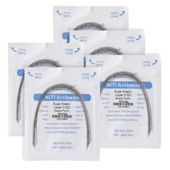 30X Dental Ortho NITI/Stainless Steel Arch Wire Round Oval/Nature/Square Form